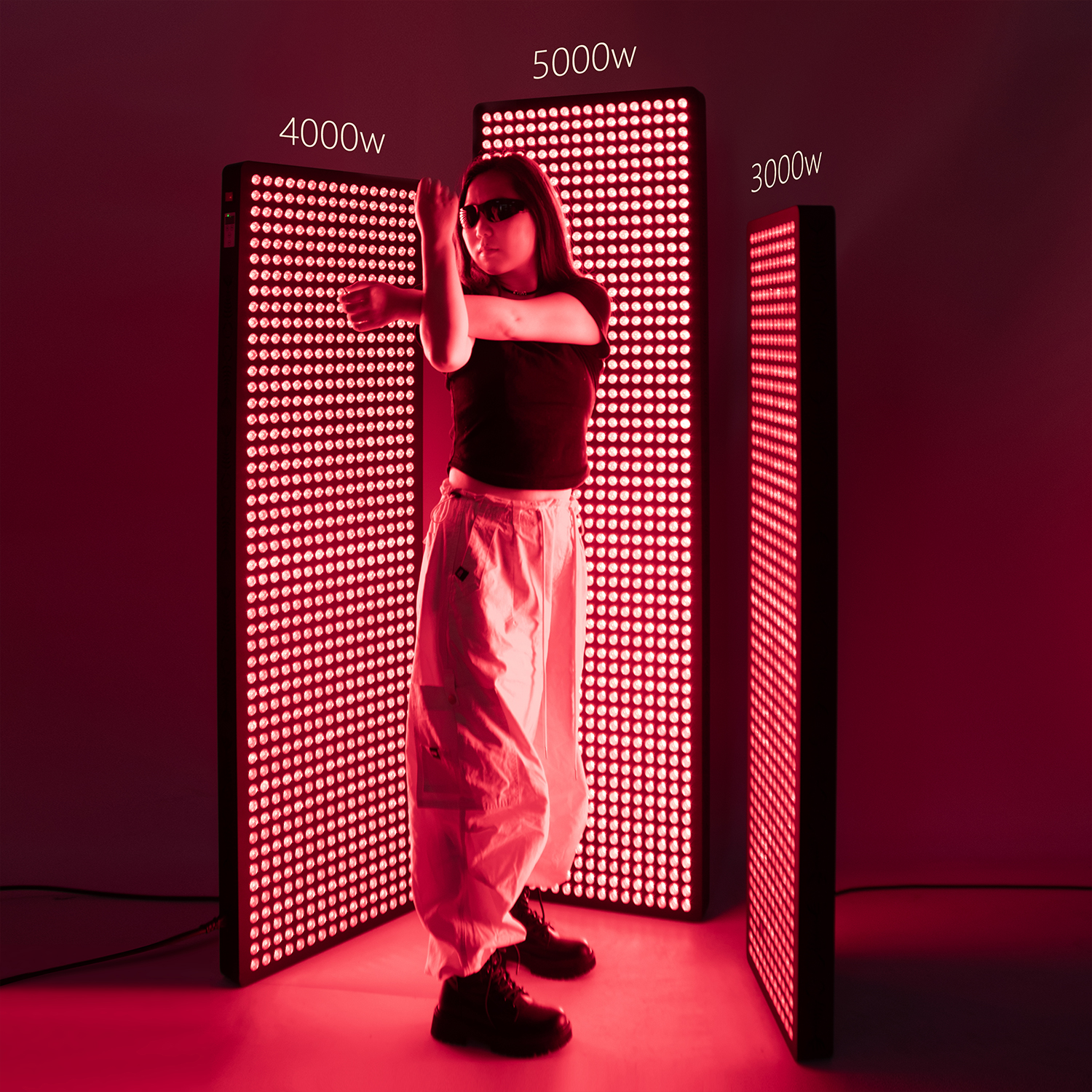 4000W Gro&szlig;es Ganzk&ouml;rper-Rotlichttherapie-Panel
