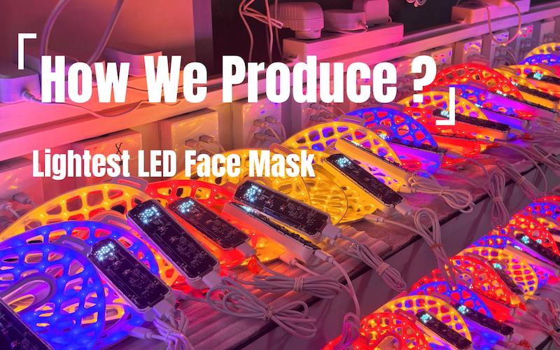 fabricante de mascarillas faciales LED de luz roja